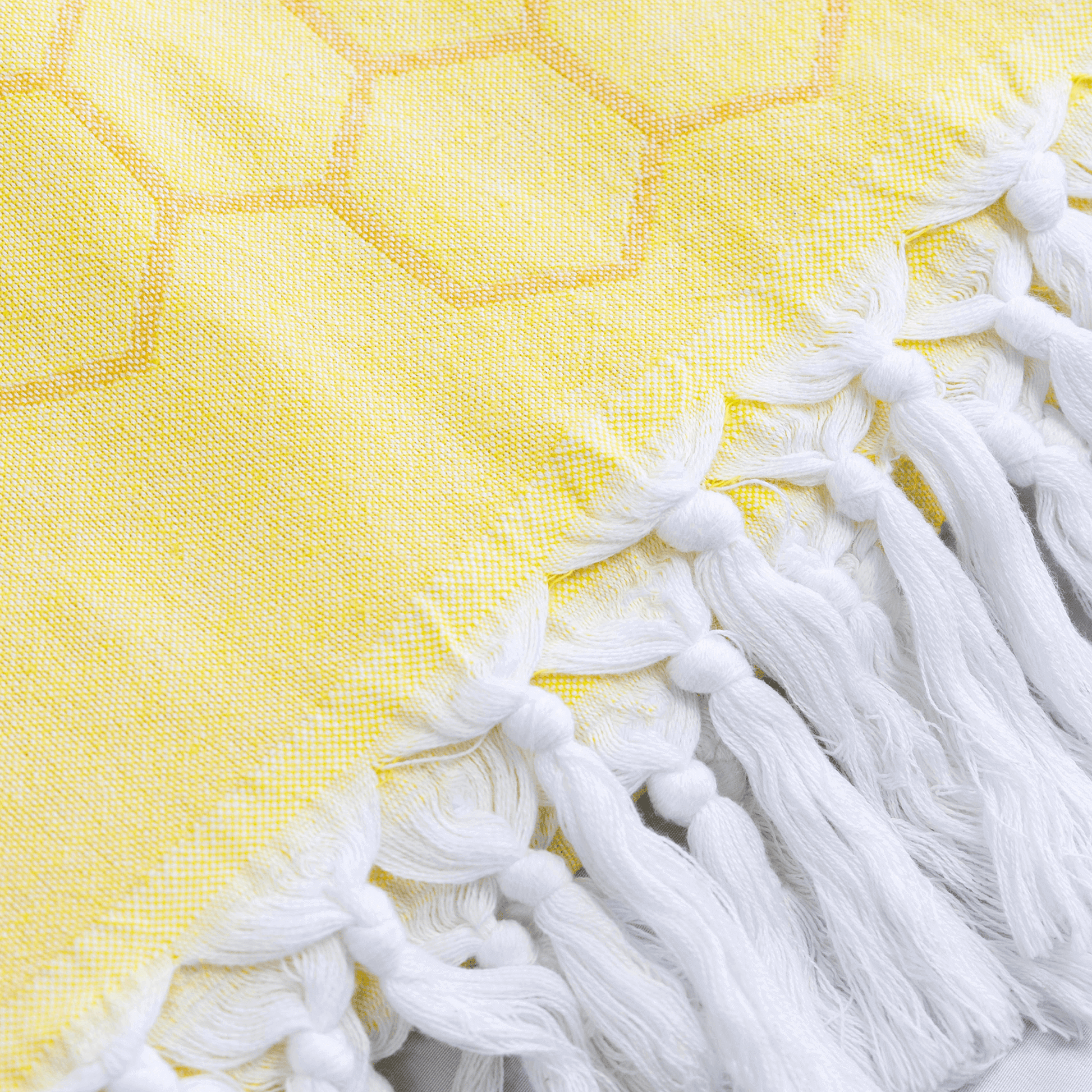 Turkish towels Canada set in yellow honeycomb. Pure Turkish cotton for sustainability. Machine was and dry. A gift set.