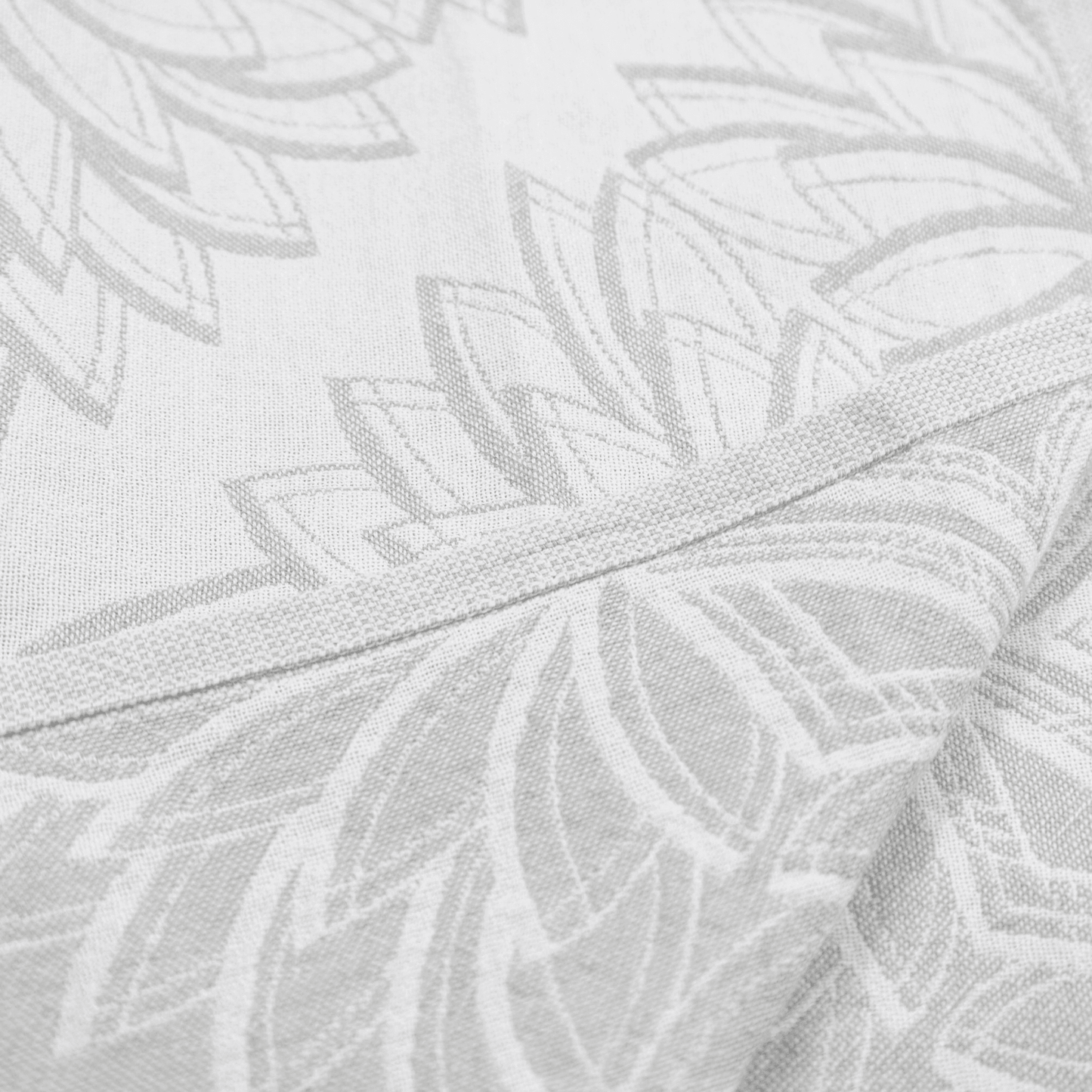 Turkish towels Canada in a large hand towel or tea towel. Pure cotton for sustainability. From a small Canadian business. Grey floral.