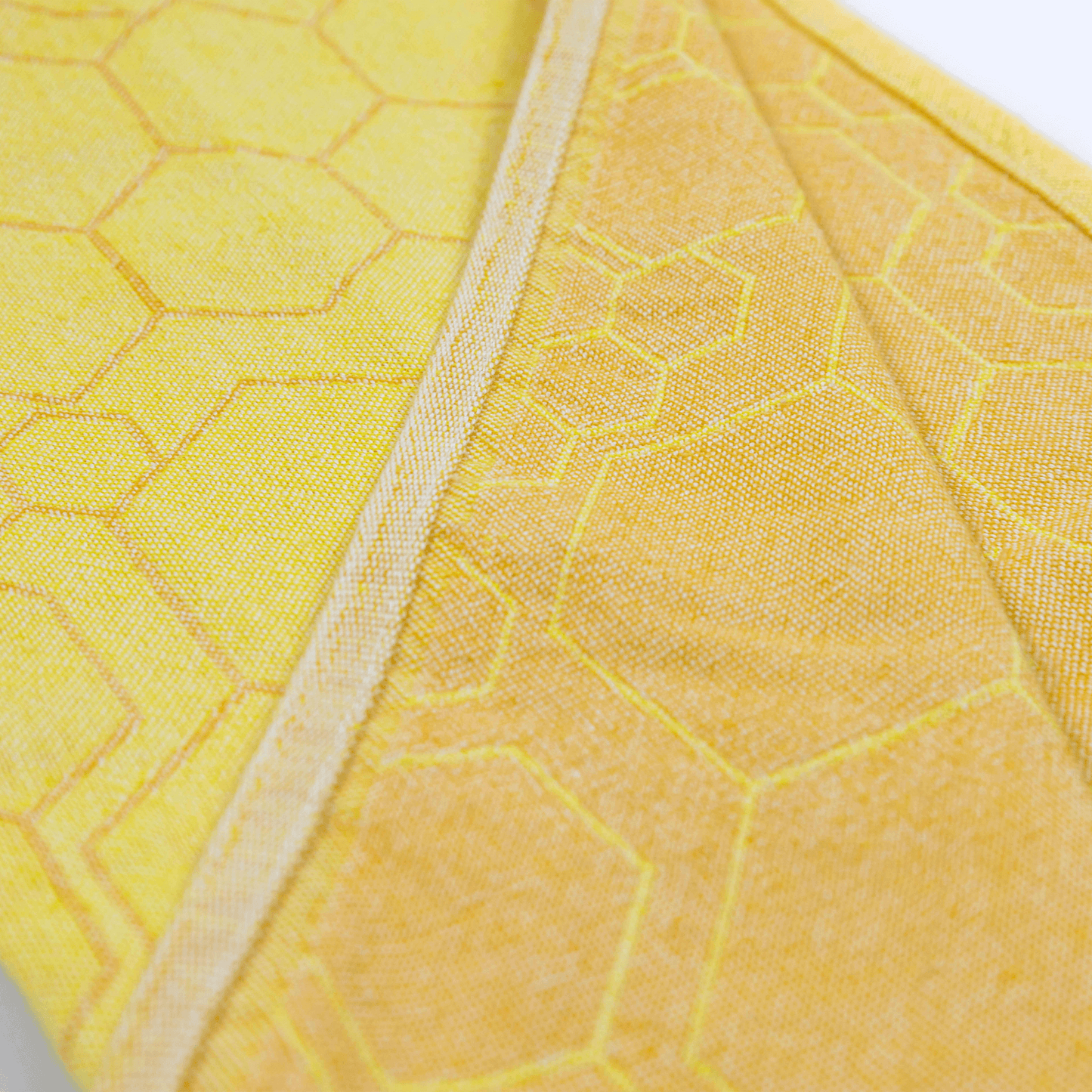 Turkish towels Canada set in yellow honeycomb. Pure Turkish cotton for sustainability. Machine was and dry. A gift set.