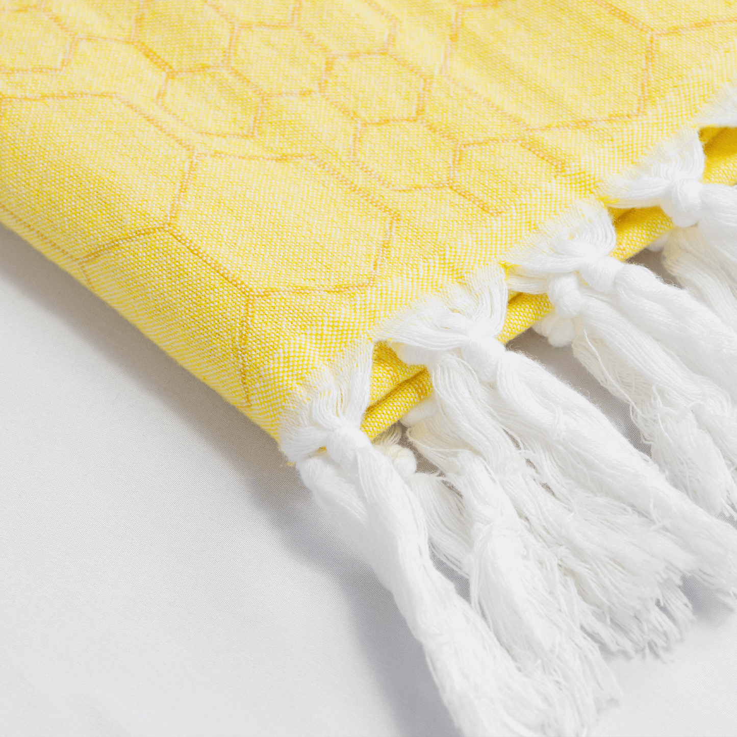Turkish towels Canada set in yellow honeycomb. Pure Turkish cotton for sustainability. Machine was and dry. A gift set.