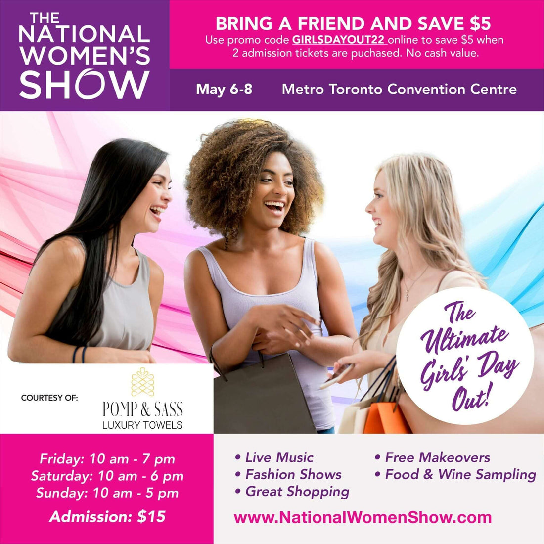 Join us at the National Women’s Show 2022 Toronto - Pomp & Sass
