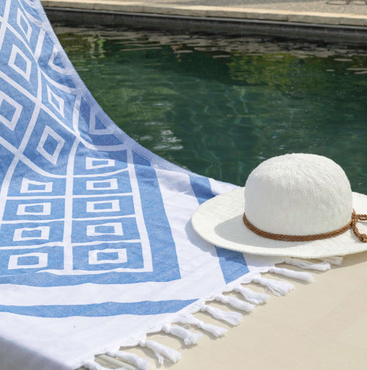 Turkish towel poolside