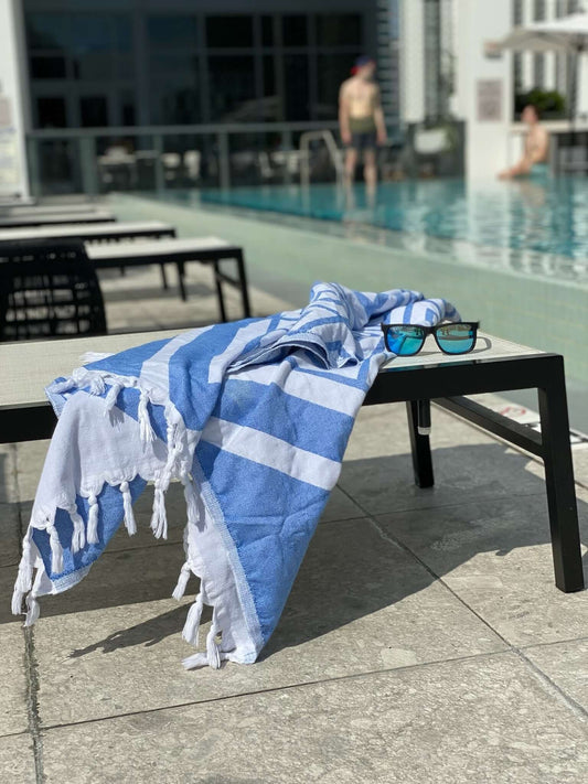 Turkish towel poolide resort summer