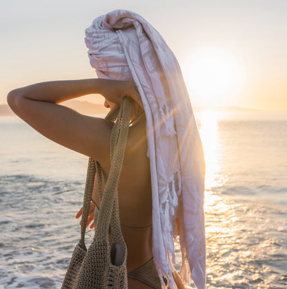 Turkish Towel | Body Towel | Oat + White