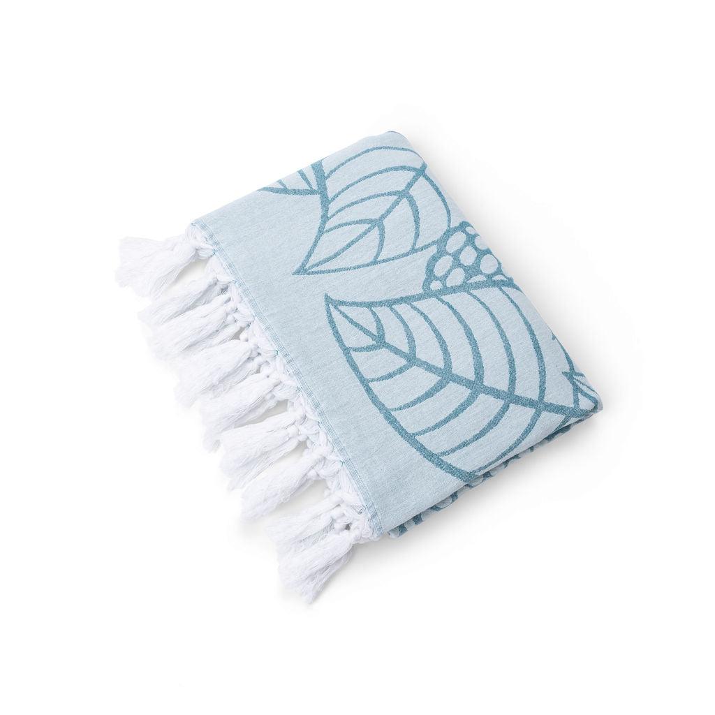 Turkish Body Towel in Briar Teal