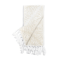 Grey and white Turkish towel 