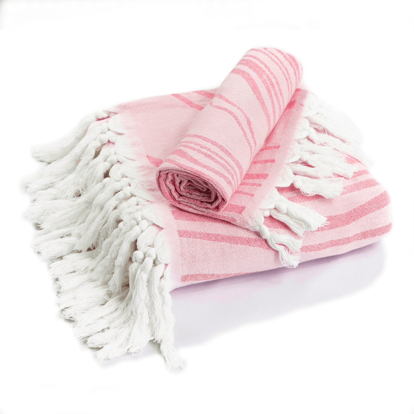 Pink Turkish towel set