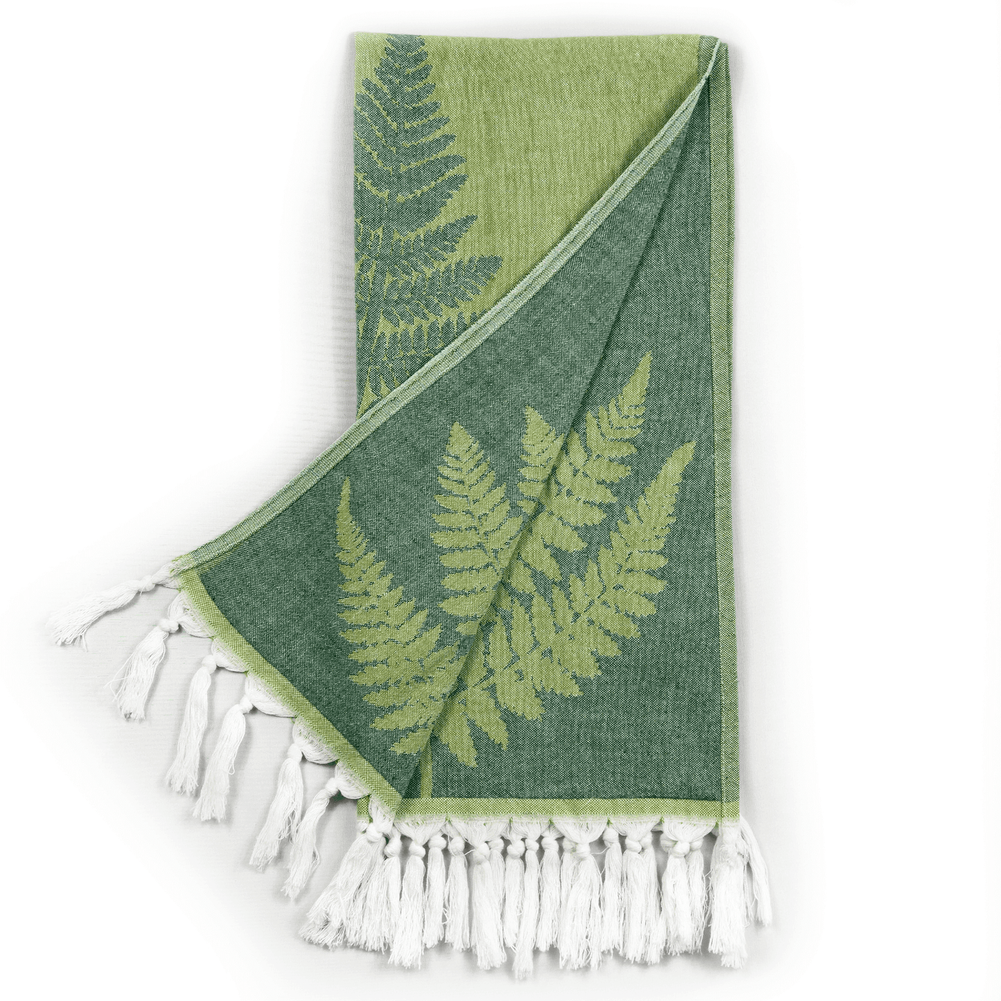 Green Turkish Hand Towel